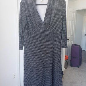 Pokadot longsleeve dress